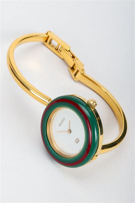 gucci watch with bangles|vintage Gucci bangle bezel watch.